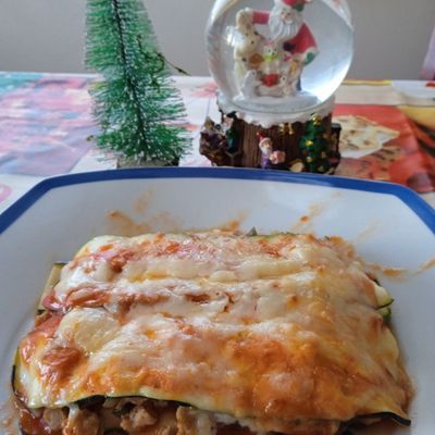 Canelones de calabacín