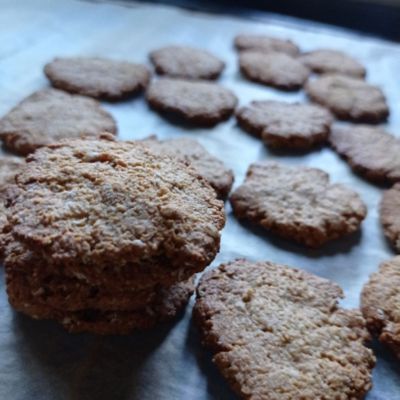 Galletas avena y crema de cacahuate