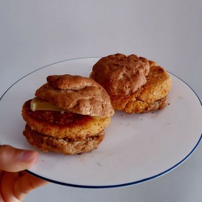 Hamburguesa de quinoa y verduras