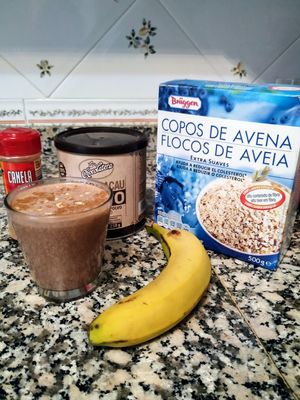 Batido de plátano y cacao