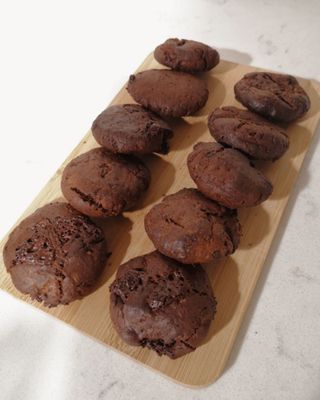 Galletas de tahini y chocolate 