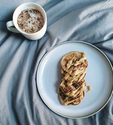 Tortitas de avena y plátano