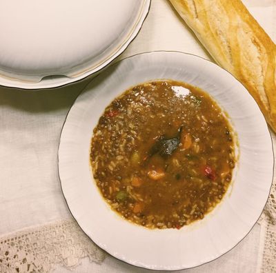 Lentejas de verduras