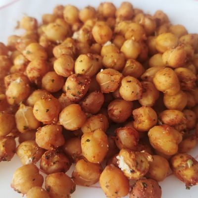 Garbanzos especiados en Airfryer