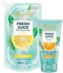 1+1 Bielenda Fresh Juice Płyn micelarny z bioaktywną wodą cytrusową, orzeźwiający, 500 ml + Bielenda Fresh Juice Peeling cukrowy, pomarańcza, 150 g