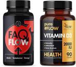 3Flow Solutions Faqflow 60Kaps + Vitamin D3 2000Iu Pureflow 90Caps