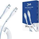3Mk Kabel USB-C - Lightning Hyper Silicone Cable 1 m Biały