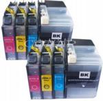 4INK 8X TUSZ DO DRUKARKI BROTHER DCP-J105 J100 MFC-J200