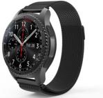 4KOM BRANSOLETA MILANESE PASEK STALOWY SAMSUNG GEAR S3 / WATCH 46MM CZARNY