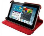 4World Etui ochronne/Podstawka do Galaxy Tab 2, Rotary, 7'''' czerwone (9113)