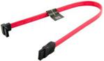 4World HDD Cable , SATA 3 , SATA-SATA Serial ATA , 304,8mm , left , red (08557)