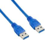 4World Kabel USB 3.0 AM-AM 1.0m niebieski (8937)