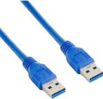 4World Kabel USB 3.0 AM-AM 5.0m niebieski (8943)