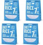 4x Bio Makaron Konjac Rice Ryż 300g Dietfood Keto