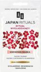 Aa Japan Rituals Rytuał Wygładzający Kremowa Maska Do Twarzy 2X4Ml