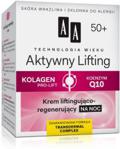 AA Technologia Wieku 50+ Aktywny Lifting Krem liftingująco-regenerujący na noc 50ml