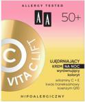 AA Vita C Lift 50+ ujędrniający krem na noc wyrównujący koloryt 50ml