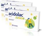 Acidolac Junior Smak Białej Czekolady 3x20 misiotabletek