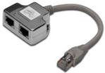 Act ŁĄCzNIK ADAPTER RJ45 NA KABLU/2xRJ45 21 ekran. (A-DN-93904)