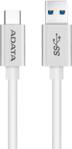 Adata Mobile Kabel USB-C - USB-A 1m Srebrny (ACA3AL100CMCSV)