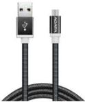 Adata Mobile Kabel USB-microUSB 1m Czarny (AMUCAL100CMKCBK)