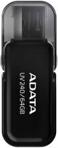 Adata USB UV240 Classic 64GB Czarny (auv24064grbk)