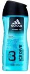 Adidas Ice Dive żel pod prysznic dla mężczyzn szampon i żel pod prysznic 2w1 dla mężczyzn 250 ml