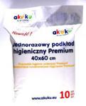 Akuku Podkład jednorazowy higieniczny premium 40x60 cm A0367 10 szt.