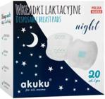 Akuku Wkładki Laktacyjne Night 20Szt