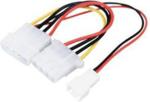 Akyga MOLEX 3pin F-M PVC 0,15m (AKCA35)