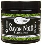 ALEPIA Czarne Mydło Peelingujące "Savon noir" Eukaliptusowe 200ml