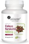 Aliness Coleus forskohlii 400mg pokrzywa indyjska 100 kaps.