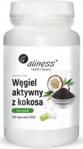 Aliness Węgiel aktywny z kokosa Food Grade 300 mg 100 kaps