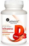 Aliness Witamina D3 4000Iu Forte Lanolina 120 kaps