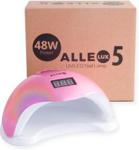 Allepaznokcie Lampa UV/LED 48W rainbow pink różowa ALLELUX 5