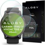 Alogy 3x Folia hydrożelowa ochronna na ekran Hydrogel do Garmin Venu 2 / Vivoactive 4 45mm