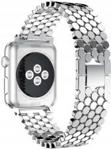 Alogy Elegancka bransoleta pasek Alogy Stainless Steel do Apple Watch 42/44/45mm Srebrna (9471571)