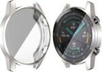 Alogy Etui silikonowe case do Huawei Watch GT 2 Sport/ Classic 46mm Srebrne