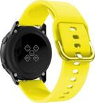 Alogy Gumowy pasek soft do Samsung Galaxy Watch Active 2 żółty