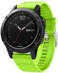 ALOGY GUMOWY PASEK SPORTOWY DO GARMIN FENIX 5/ 5 PLUS ZIELONY