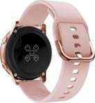 Alogy Pasek do Samsung Galaxy Watch Active 2 Alogy soft gumowy Różowy