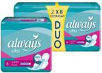 Always podpaski sensitive ultra super plus duo 16 szt