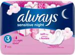 ALWAYS Ultra Podpaski Sensitive Ultra Night 7 szt