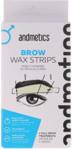 Andmetics Pielęgnacja twarzy Paski do depilacji woskiem Eye Brow Stripes Men 1szt