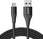 Anker PowerLine+ II USB-A / USB-C 1.8m Czarny (A8463H11)