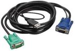 APC , Schneider Electric APC Integrated Rack LCD/KVM USB Cable - 17ft (5m) (AP5823)