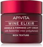 Apivita Wine Elixir Santorini Vine bogaty krem przeciwzmarszczkowy o efekt wzmacniający 50ml