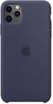 APPLE SILICONE CASE DO IPHONE 11 PRO MAX MIDNIGHT BLUE NIEBIESKI (MWYW2ZMA)