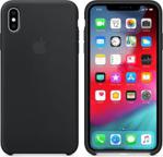 Apple Silicone Case iPhone XS Max czarny (MRWE2ZMA)