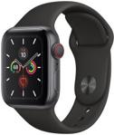 Apple Watch 5 Cellular Koperta 44mm Gwiezdna Szarość z Aluminium z Paskiem Sportowym Czarny